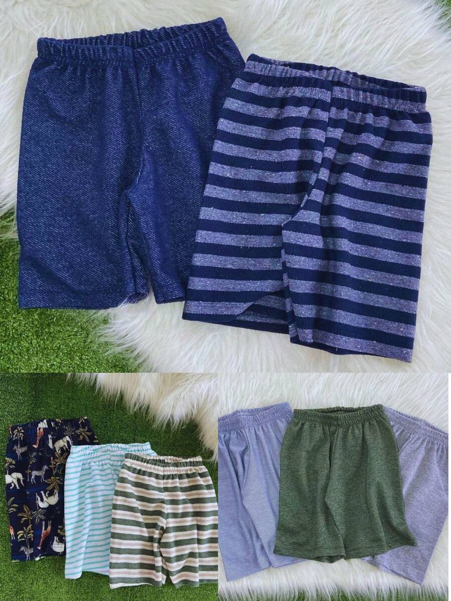 KIT com DUAS bermudas de malha Roupa Infantil MeninO SORTIDO