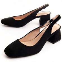 Montevita COMFORTABLE JOTA HEEL SHOE - Black - View 1