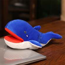 搞怪海洋动物手偶毛绒玩具可爱卡通鲨鱼虎鲸蜥蜴手偶家庭互动游戏生日礼物圣诞礼物新年礼物,尼莫,手偶,玩偶 - 彩色 - 查看 18