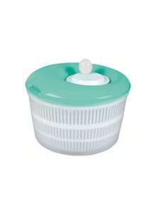 Salad Dryer 4.5L Centrifugal Vegetables Leaves Multipurpose Plastic Rotating Resistant - Màu xanh Bạc hà - Xem 1