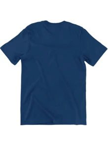 Courageous Men's T-Shirt 100% Cotton - Immediate Shipping - Màu xanh lam - Xem 2