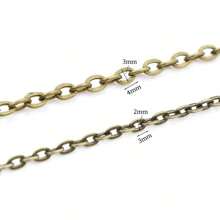 5 Meters Handmade Unwelded Iron Cable Chains DIY Jewelry Making Findings Accessories - Iron Chains - View 3