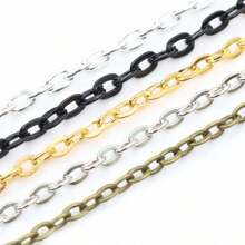 5 Meters Handmade Unwelded Iron Cable Chains DIY Jewelry Making Findings Accessories - Iron Chains - View 2