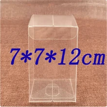 1lot=10pcs 5x5x6/7/8/12/13/20cm Wholesale NewClear PVC Box Packaging Wedding/Christmas Favorite Chocolate Candy Apple Gift Event