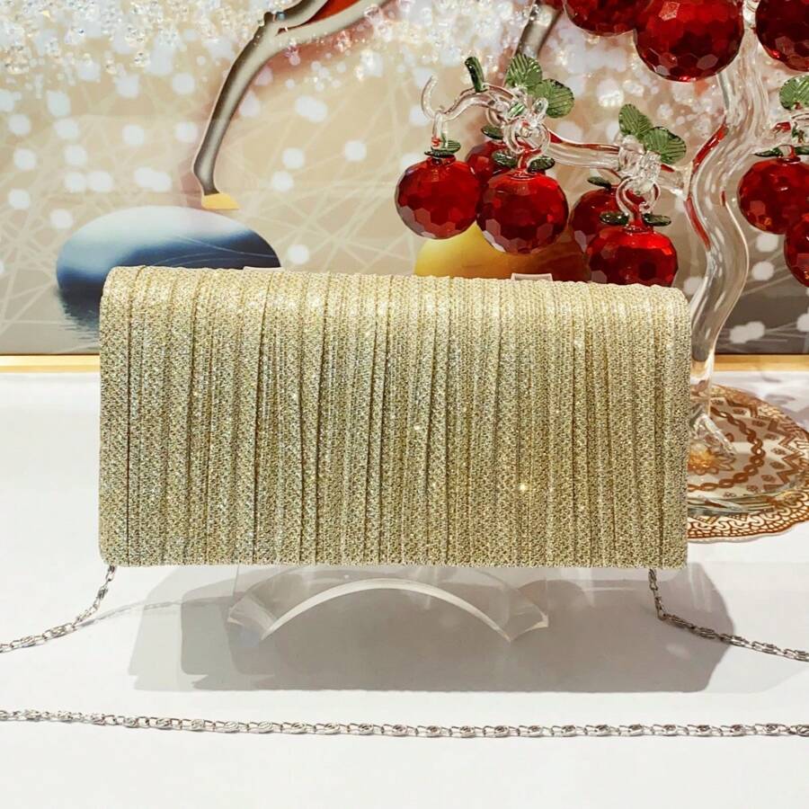 Women Glitter Crossbody Bag/Wallet For Party/Banquet/WeddingWT189-33 - Vàng - Xem 1