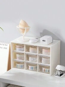 1入組多格文具收納盒 - 白色 - 查看 2