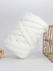 500g Sợi thô dày siêu cồng kềnh Sợi len đan sợi thô sợi len quay sợi cho chăn thảm gối tự làm - Nhiều màu - Xem 12