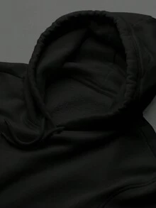 Paris Crown Men's Cold Weather Sweatshirt Streetwear Boston Premium Coat - Negro - Ver 4