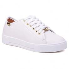 Kit 3 Pairs Women's Casual Flatform Love Basic Sneakers Plain High Sole Lace-Up - ĐEN/TRẮNG/BORDON - Xem 5