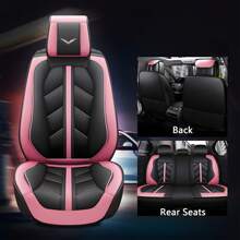Fundas de asiento de automóvil de lujo, juego completo de 5 asientos universal para Toyota