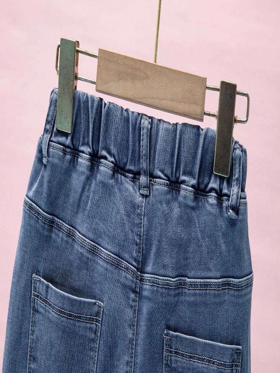 Tween Girls 2024 Fashionable Denim Jeans Pants For Toddlers & Big Tween ...