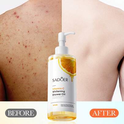 250ml 维生素 C 亮白沐浴油，深层清洁沐浴露，保湿滋养肌肤