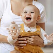 1pc Baby Teething Stick, Teething Toy, Anti-Biting Tool, Boilable, Suitable For 0-6 Months Oral Development Stage