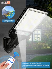 CasaBella 2 piezas super brillante solar Luz de pared Con Control Remoto,lámpara de pared, lámpara de exterior, lámpara solar,luces de jardín LED impermeables,farola solar,Lámparas solares,Luz Solar Para Exteriores,Interruptor temporizador automático,Luces De Seguridad Ip65 A Prueba De Agua Y Energía Solar Para Jardín, Patio, Puerta Frontal Y Cercado