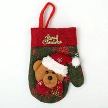 1 件全新圣诞装饰用品、餐具餐具套装、礼品袋、圣诞老人手套，适用于秋季家居装饰，适用于旅行收纳袋、化妆包、化妆包、度假收纳袋、大容量化妆品收纳盒化妆盒，适用于口红、刷子、护肤品、手机、硬币、小物品，适用于家庭、礼物、度假和节日万圣节圣诞节多功能用途 - 彩色 - 查看 11