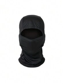 1 chiếc mũ trùm đầu Balaclava màu trơn hình hổ bay, che kín mặt, chống gió, chống nắng, thích hợp cho hoạt động ngoài trời, thể thao, trượt tuyết, mùa hè, bãi biển, kỳ nghỉ, dành cho nam giới. - Nhiều màu - Xem 11