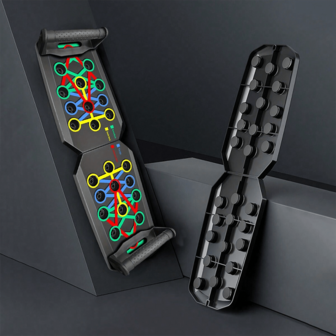 1pc Push Up Board, Multi-Functional Folding Push Up Training Board, Home & Gym Workout Equipment, Universal Chest And Abdominal Muscle Training Equipment