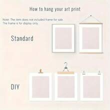 1pc Unframed Movie Cover Art Poster, Modern Art, Art Poster, Canvas Art, Kitchen Corridor, Wall Art, Room Decoration, Canvas Wall Art Printing Suitable For Bedrooms, Bathrooms, Living Rooms, Home Living Room Decoration Gifts Birthday Graduation