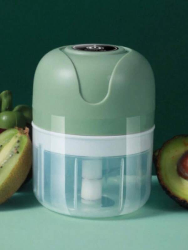 Mini Processador Com 3 Lâminas De Alimentos Moedor Alho Elétrico Sem Fio Recarregável USB  Promoção