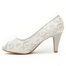 Montevita UNNE3 COMFORTABLE HEEL SHOE - Silver - View 4