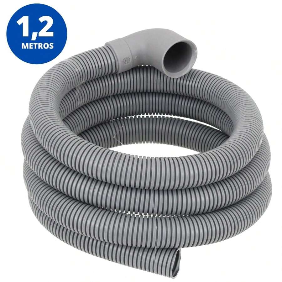 Washing Machine Water Outlet Hose Universal 1.2m Gray | Kaztec - 灰色 - 查看 1
