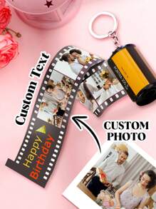 1pc Custom Film Roll Keychain With 5/10/15/20 Photos Sweet Couple Gift Family Gift Personalized Photo Keychain Film Roll Keychain Custom Film Keychain Camera Roll Film Roll Keyring For Boyfriend Girlfriend Memorial Gift Birthday Gift Anniversary Gift Valentine's Day Gift For Boyfriend Husband Wife Fashionable,Vintage,Colorful,Cute,Adorable,Contracted,Y2K,Fall Fashion,Unisex,2000s Fashion Custom,Personalized,Unique,Customized Ideal Gifts For Him Her,Family,Friends,Pets,Grandparents,Children For Graduation,For Weddings,For Christmas,For Winter,For Fall/Autumn,For Holiday Treasure Finds,Winter Fashion,Christmas Gift,Christmas Decorations,Personalized Christmas Ornaments,Personalized Gifts For Women/Men,Personalized/Customized Keychain,Christmas Accessories