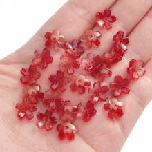beadia 10 件甜美樱花风格串珠配饰，适合女士花朵 DIY 珠宝制作 - 櫻花 - 查看 12