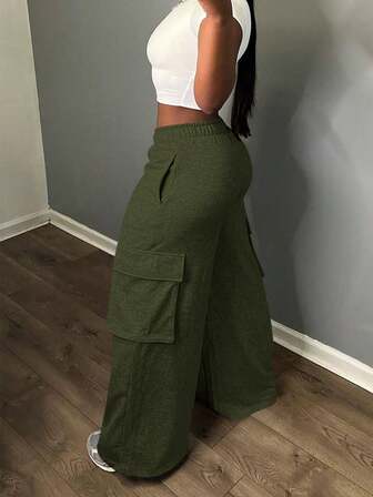 Plusstorlekar lösa, casual träningsbyxor, mångsidiga för daglig pendling, utomhus, sport, examenssäsong, skolstart, alla årstider