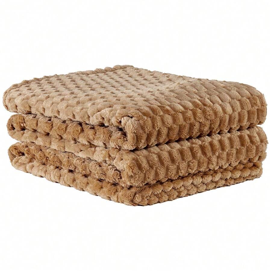 Ultrasoft Marshmallow Blanket For QUEEN Bed Warm And Cozy Feather Touch - caramen - Xem 1