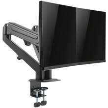 Dual Articulated Support For 2 Monitors 17" To 27" With Gas Piston Landscape Or Portrait Mode Clanm CS22 - màu đen - Xem 3