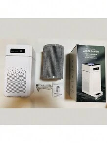 Máy lọc không khí, bộ lọc loại bỏ ion âm và formaldehyde, máy khử mùi thông minh cầm tay USB - trắng - Xem 3