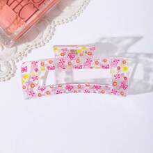 Bộ 3 kẹp tóc hình trái tim in nhiều màu sắc trong suốt khoét rỗng lớn, đơn giản & dễ thương, thích hợp sử dụng hàng ngày Ngày lễ tình nhân, Phụ kiện tóc, Kẹp tóc, Kẹp tóc, Kẹp tóc, Kẹp tóc, Kẹp hàm - Màu tím - Xem 14