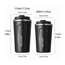 1 件，380ml/510ml 不锈钢旅行杯 - 便携式可重复使用带盖咖啡杯，适合任何季节的理想礼物，杯子清洁刷，适用于清洁各种杯子，可拆卸杯子清洁刷配件返校 - 彩色 - 查看 6