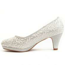 Montevita UNNE51 COMFORTABLE HEEL SHOE - Silver - View 4