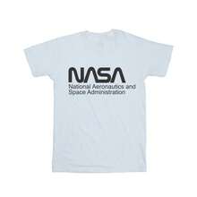 NASA Mens Logo One Tone T-Shirt (White) - White - View 1