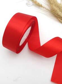 5 Pièces Ruban De Satin Ruban De Tissu Décoration De Gâteau De Mariage Diy Ruban De Craft Rose Emballage De Cadeau Ruban De Décoration De Fête Pour Mariage, Fête Des Mères, Saint-valentin, Bouquet, Emballage De Cadeau