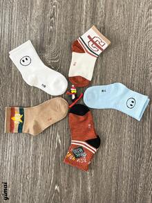 5 pares de calcetas de diferentes colores - Multicolor - Ver 1