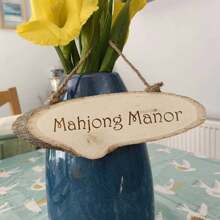 Personalised Log Slice Hanging Door Plaques Sign - Choose Your Own Message Gifts Birthday Graduation