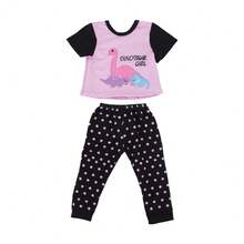 1 pieza Conjunto de pijama de muñeca de chica americana de 18 pulgadas lindo y de dibujos animados (muñeca no incluida) - Multicolor - Ver 5