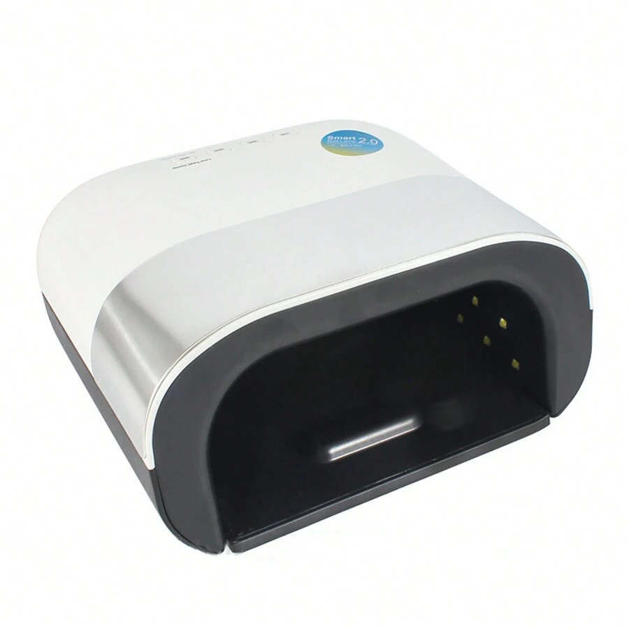 48W UV/LED Nail Lamp For Gel Polish Smart Sensor Gel Curing Nail Dryer With 4 Timers - White - View 1