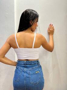 CROPPED BRAIDED ON THE BUST WITH SUPLEX PADS 2024 - trắng - Xem 2