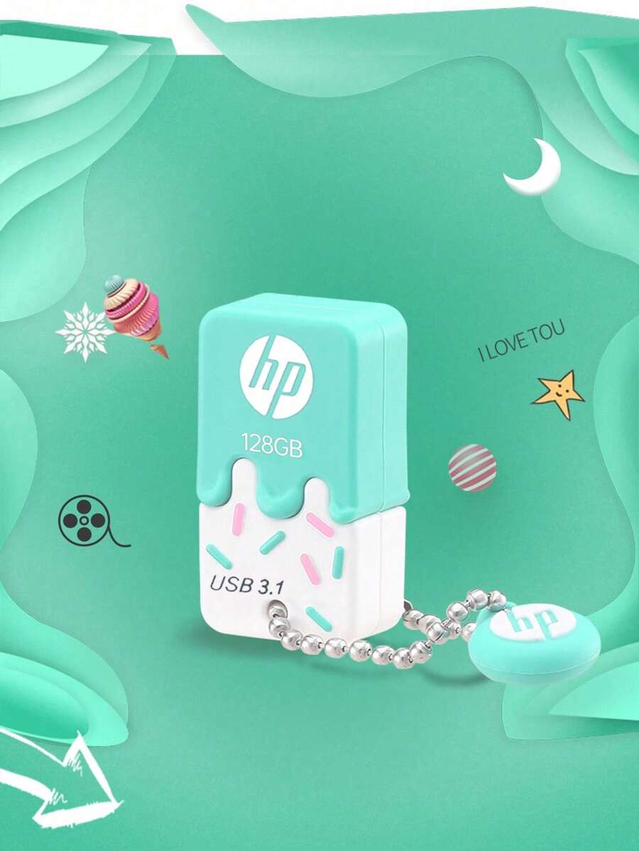 Hp Usb閃存驅動器,32gb 64gb 128gb混色,usb3.1拇指驅動器,超可愛迷你usb閃存驅動器,適用於電腦,數據存儲,萬聖節禮物