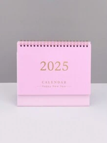 1 Pc Desk Calendar 2026 - Compact Vertical Flip Design, Durable Metal Ring Binding, Clear Monthly Layout - Simple And Fresh Calendar, Perfect For Home Office Or School Organization, Sophisticated Desk Calendar