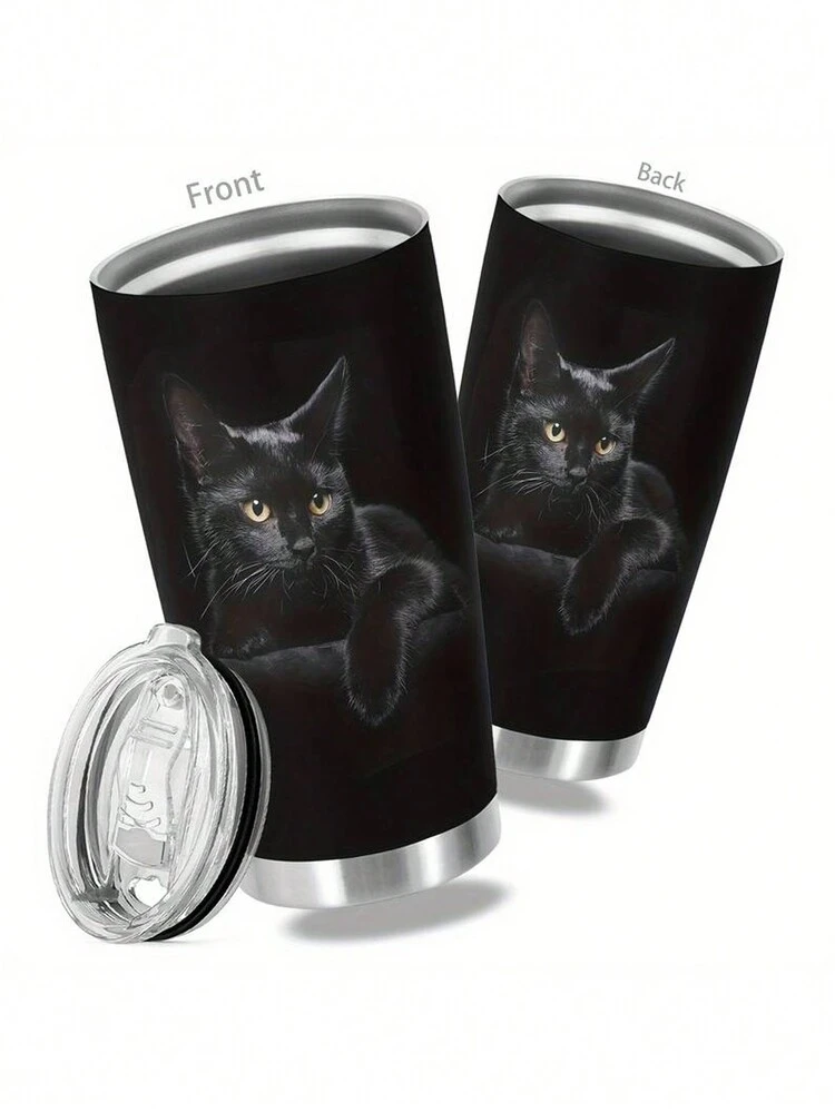Tazza Divertente Per Amanti Dei Gatti – I Cani Hanno Padroni, I Gatti Hanno Personale – Stampata A Mano In Germania – 330 Ml