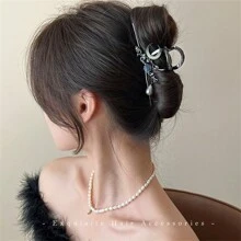 2024 New High-End Chinese Style Retro Hair Claw Large Hair Accessory For Women Claw Clips Hair Clips Hair Jaw Clip Hair Clamps Hair Clutch Hair Catcher Clip Fall Winter Hair Accessories For Women For Vacation Outfits Woman - Multicolor - View 3