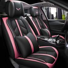 Fundas de asiento de automóvil de lujo, juego completo de 5 asientos universal para Toyota