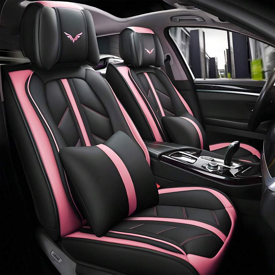 Fundas de asiento de automóvil de lujo, juego completo de 5 asientos universal para Toyota