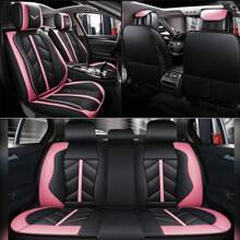Fundas de asiento de automóvil de lujo, juego completo de 5 asientos universal para Toyota
