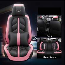 Fundas de asiento de automóvil de lujo, juego completo de 5 asientos universal para Toyota