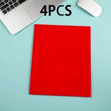 1/2/3/4PCS Plastic Pocket Folders, Project Folders With 3 Hole Punch, Binder School Folders With 2 Pockets, Poly Pocket Folders For Office, Fit Letter Size Paper - A4 - View 18